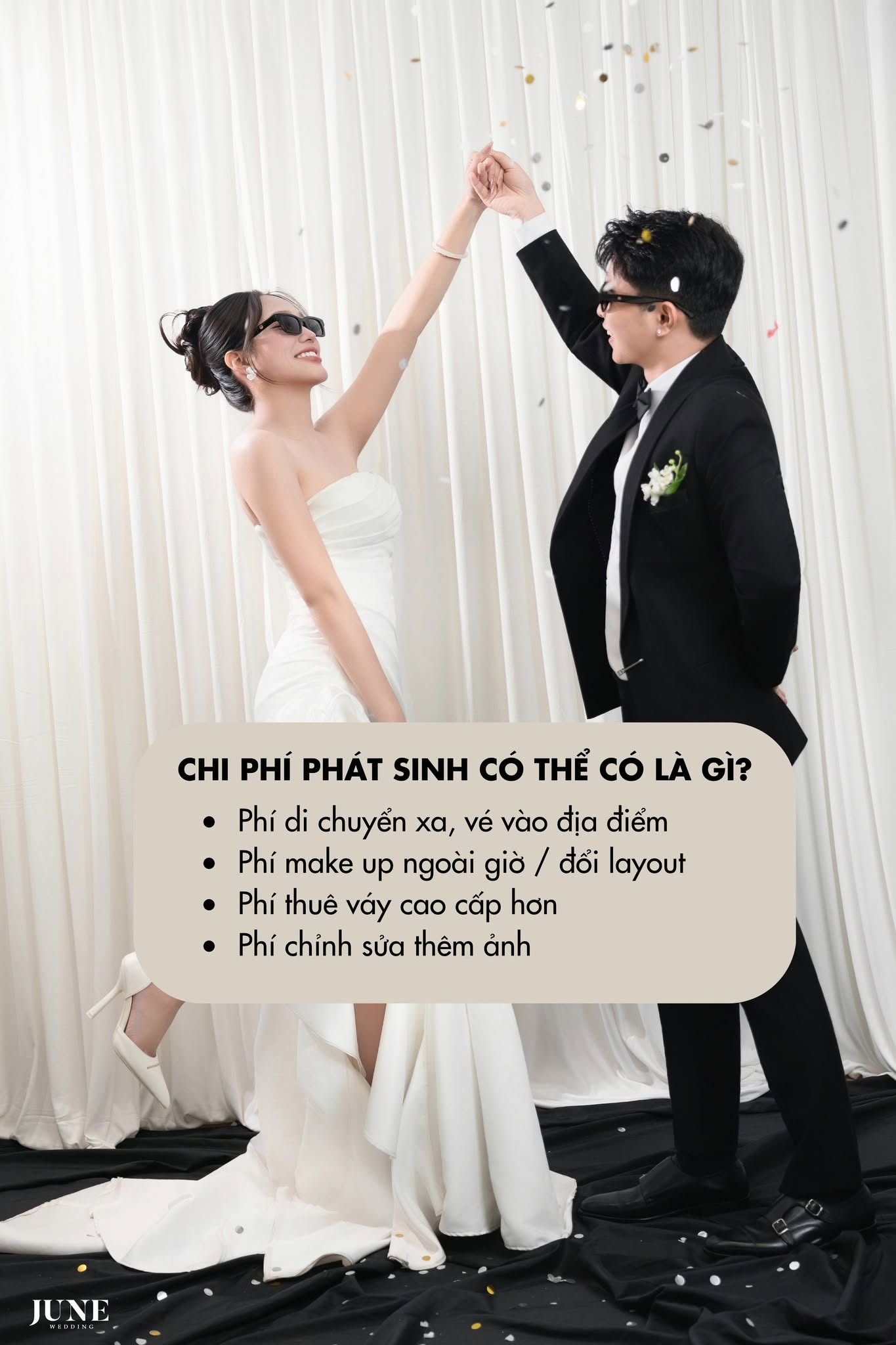 Làm rõ chi phí phát sinh khi chụp ảnh cưới